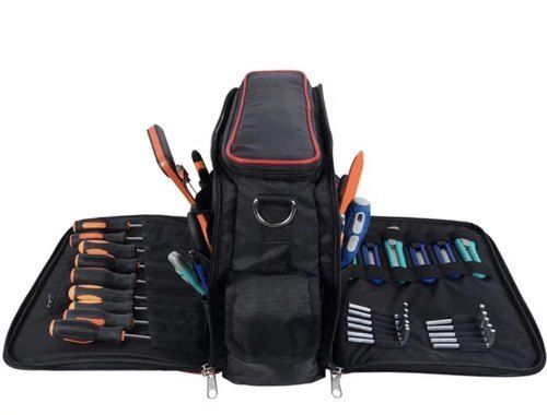 Multi Compartments Plain Pattern Premium Quality Polyester Material Tool Kit Bags