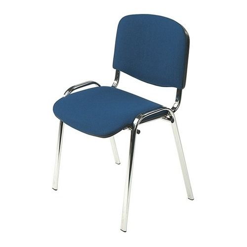 Powder Coated Rust Proof Leatherette Fabric Stainless Steel Conference Chair 