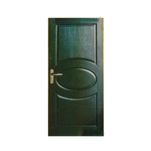 Green Black Right Lock Handle Rectangular Oak Wooden Laminated Door For Kitchen 