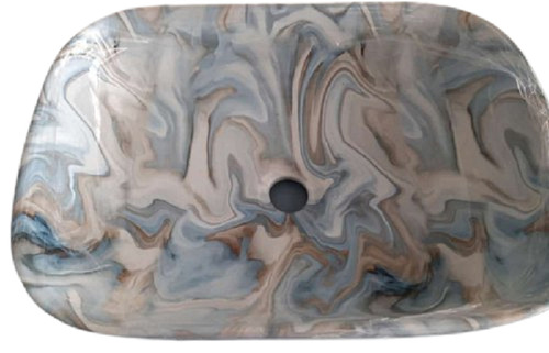 टैबलेट स्टाइलिश 10.3 Kg वॉल माउंटेड ग्लॉसी और पॉलिश किया हुआ सिरेमिक वॉश बेसिन