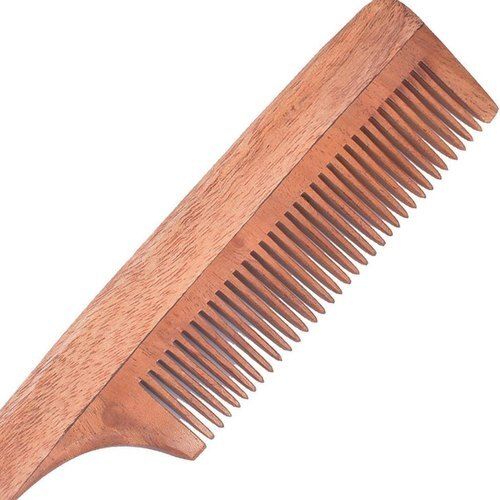 100 Percent Handmade Brown Neem Wooden Comb Application: Profesional