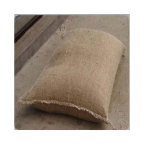Brown Jute Carry Bag For Rice Packaging, Good Strength And Reuse