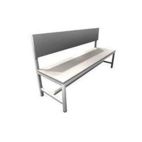 Portable Durable Rectangular Polished Stainless Steel Bench
