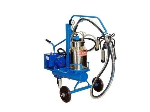 100X900X700 Mm Blue Portable Semi-Automatic High Efficiency Low Power Consumption Stainless Steel Milking Machine Capacity: 25 Liter/Day