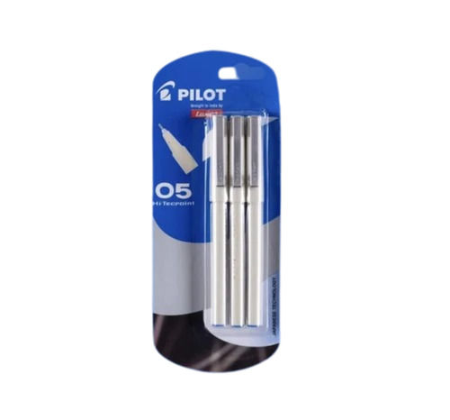  3 पीस पैक 28 ग्राम प्रीमियम क्वालिटी राइटिंग प्लास्टिक पायलट पेन 