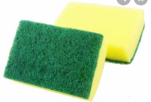 8 mm Thickness Rectangular Polyester Scrub Sponge Pad for Utensils Cleaning