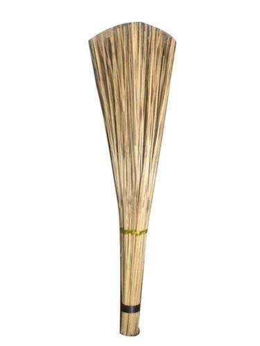 Brown Flexible Lightweight Floor Cleaning Coconut Bamboo Broom