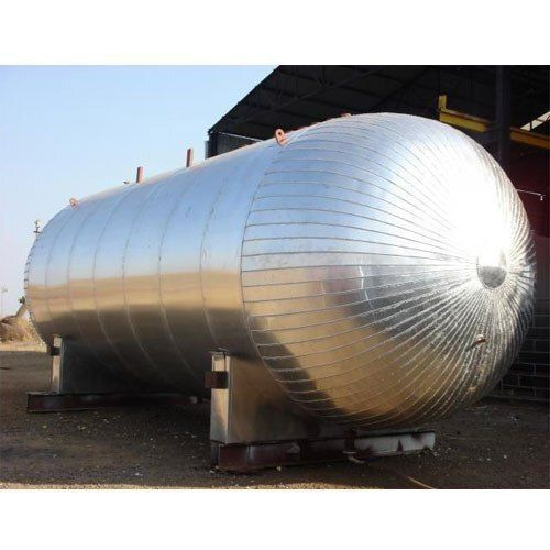Manual Stainless Steel Co2 Storage Tank, 5000-10000 Litres