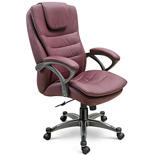 Maroon Adjustable High Back Office Chair