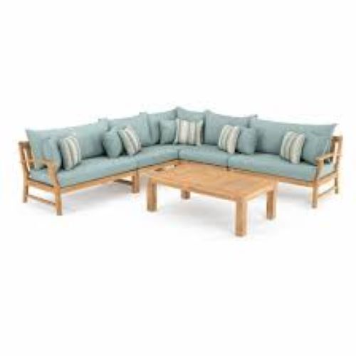 Wooden Outdoor Furniture - Multisize, Natural Color | Durable Shesham with Carved Artwork, Modern Style, No Assembly Required, Comfortable Cushioning, Armrest and Backrest Included