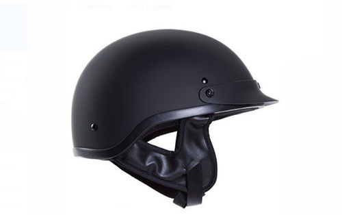 Polypropylene Plastic Half Face Motorcycle Safety Helmet For Head Protection