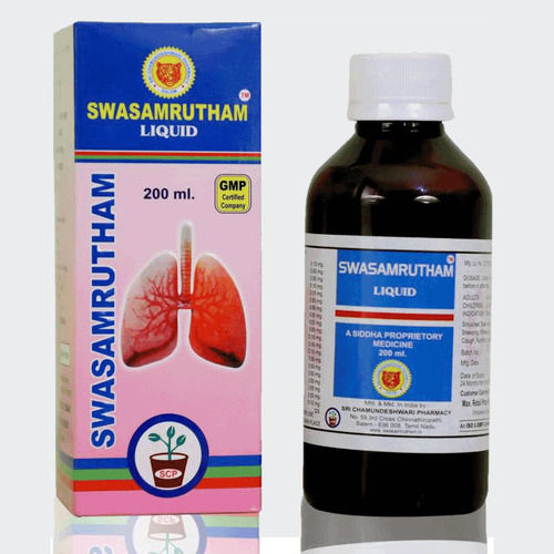Swasamrutham Ayurvedic Medicinal Syrup For Cough And Respiratory Diseases, 200 ML
