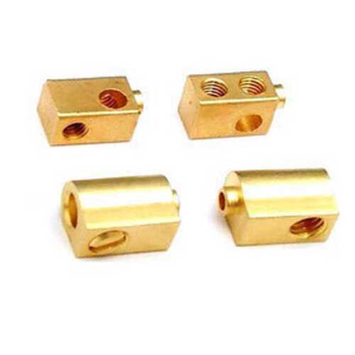 11 To 20 Awg Size Screw Type Brass Terminal Connector With Polish Finishing