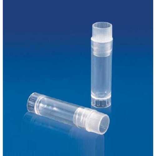 3 ML Transparent Polypropylene Plastic Vial With Screw Cap for Laboratory Analyzer