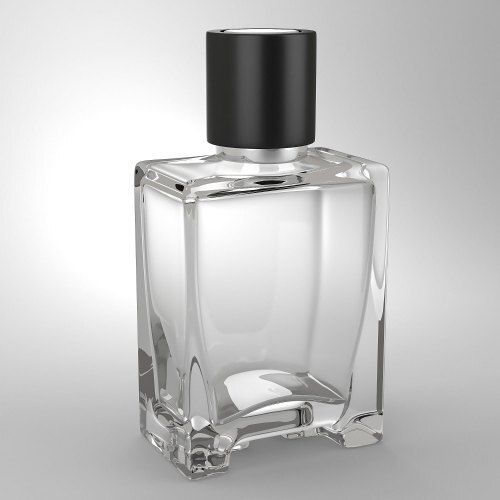 Easy to Carry Lightweight Transparent Glass Perfume Bottles with Lid