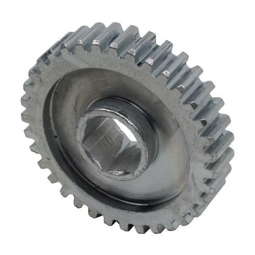 Abrasion Resistant Polished Cast Iron Hex Bore Helical 35 Teeth Gear