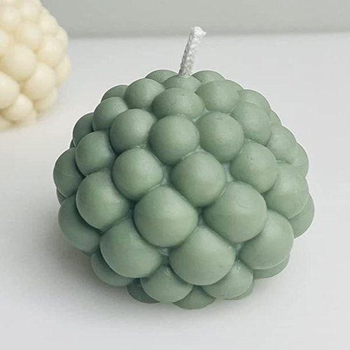 Round Shape Paraffin Wax Bubble Ball Candle For Birthdays and Parties Decoration