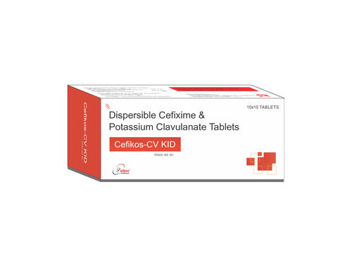 Cefikos-cv Kid Cefixime And Potassium Clavulanate Dispersible Antibiotic Tablets