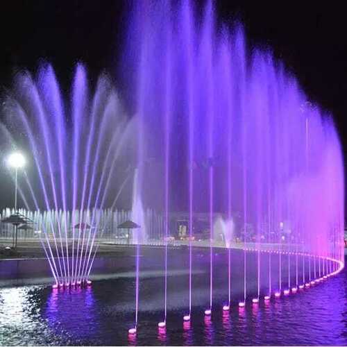 Electric Multicolor Outdoor Bell Jet Fountain For Mall, Restaurant And Garden Hardness: Hard