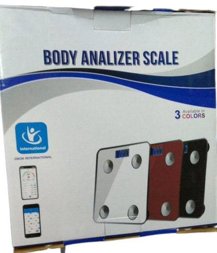 Highly Accurate Glass Digital Monitor Display Body Analyzer Counting Scale