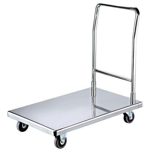 Paint Coated Corrosion Resistant Stainless Steel Four Wheeler Platform Trolley