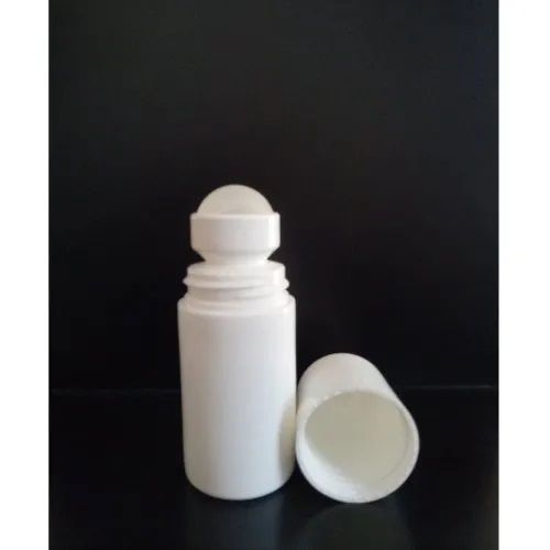 Green Plastic Pet Opaque Roll On Bottles For Deodorants Uses