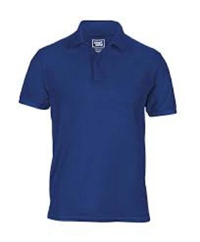 Polo Neck Collar and Half Sleeve Cotton T Shirt For Men