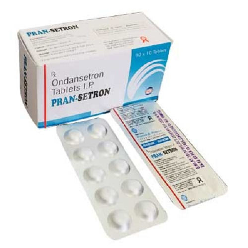 PRAN-SETRON Ondansetron Tablet IP For Nausea And Vomiting, 10x10 Alu Alu