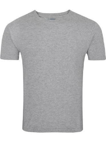 Short Sleeve O Neck Cotton Plain T Shirt For Men