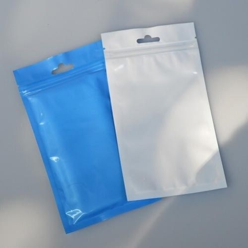 Single Layer Plain Glossy Laminated Plastic Packaging Bag