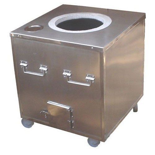 Square Shape Stainless Steel Gas Tandoor