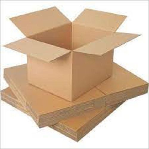 100 Percent Recyclable Eco-Friendly Square Shape Plain Corrugated Board Box for Packaging