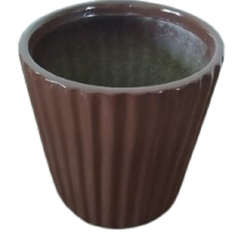 Crack Resistance Round Seamless Finish Plastic Outdoor Terracotta Pot