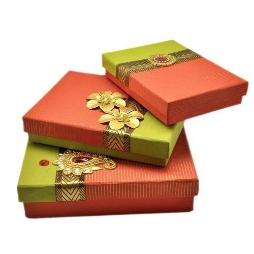 Eco Friendly Multi-Color Designer Fancy Saree Packing Box