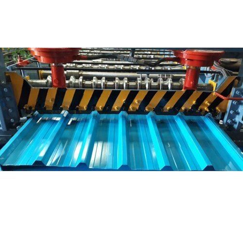 Blue Genius Profiles Fully Automatic 7 High Ribs Roofing Sheet Roll Forming Machine 7 High Ribs, 22, Capacity: 15Mtr/ Min