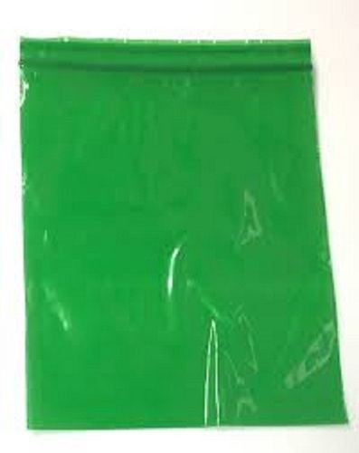 Eco Friendly Durable Green Color Soft Poly Pouch