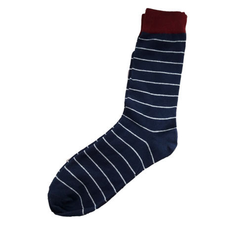 Navy Blue And White Color And Ladies Socks