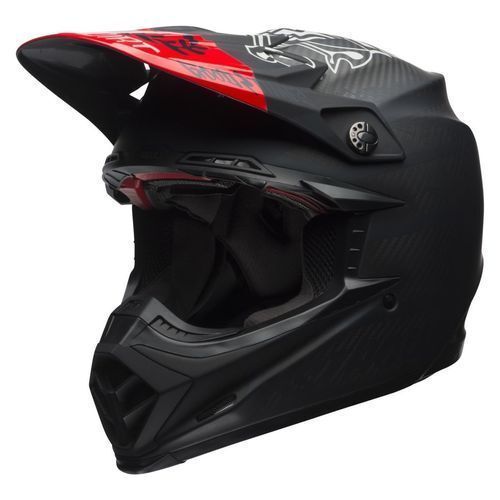 Red & Black Motorcycle Helmet