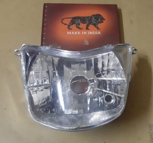 Plastic White Zoddassy 20W Two Wheeler Headlight