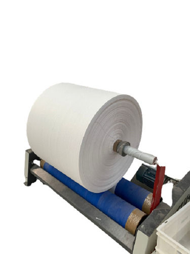 Fabrics White Plain And Smooth  Pp Woven Roll