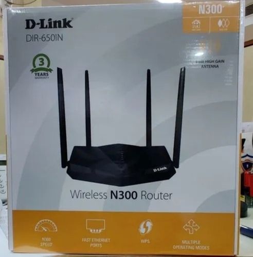 300Mbps Advanced Security Fast Internet Speed Computer Networking D Link Router  Dimension(L*W*H): &#8206;12.7 X 3.2 X 19.8  Centimeter (Cm)