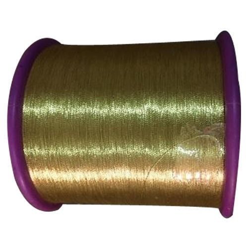 5500 Meter Long 0.5 Mm Thick Glossy Finish Kasab Zari Thread