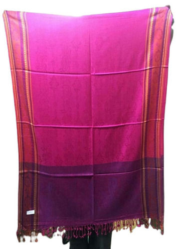 79*29 Inch Flexible And Wrinkle Resistant Machine Made Wool Fashion Stole For Women