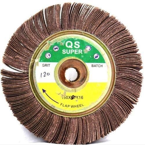 Portable Durable Brown Aluminum Oxide Abrasive Flap Wheel