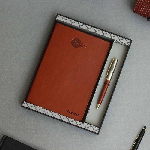 Durable Business Leather Diary For Smooth Writing