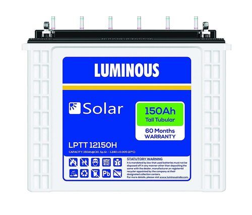 Luminous Lptt12150h 150ah Solar Tall Tubular Battery