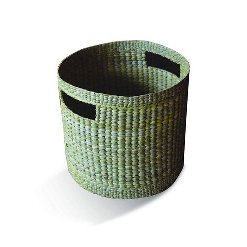 Eco Friendly Natural Kauna Grass Laundry Basket For Home