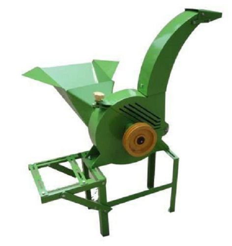 Single Phase 220 Voltage Mild Steel Paint Coated Automatic Gear Chaff Cutter Capacity: 100-120 Kg/Hr Kg/Hr