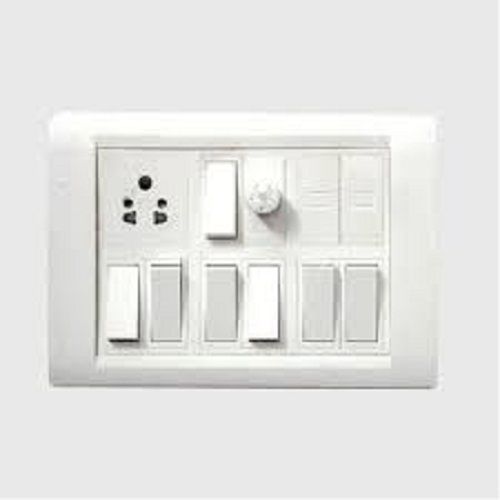 Portable And Durable White Electrical Switches Board