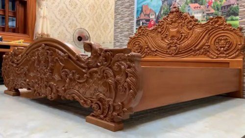 Wooden Double Bed